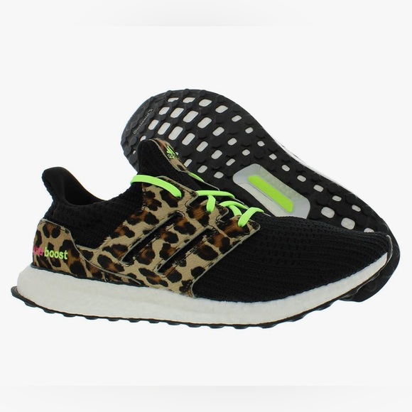 CCO TODAY! Adidas unisex Leopard Print Ultraboost DNA Running Shoes 11.5 women - Picture 8 of 9